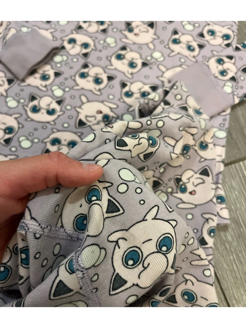 Hanna Andersson Pokémon Jigglypuff long-sleeve pajama top and shorts set 10